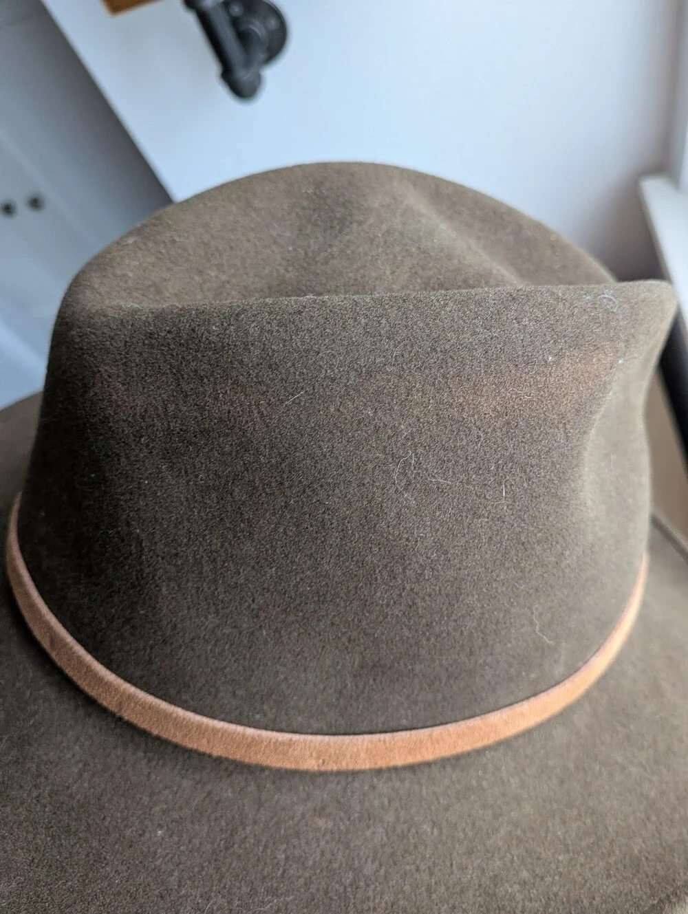 Eddie Bauer LiteFelt 100% Wool Packable Fedora Hat - Men's / Unisex XL